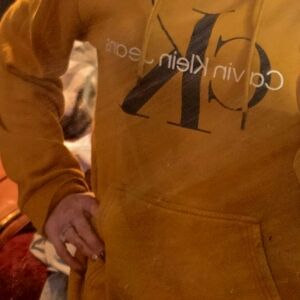 Calvin Klein Mustard Hoodie Sweater Unisex
